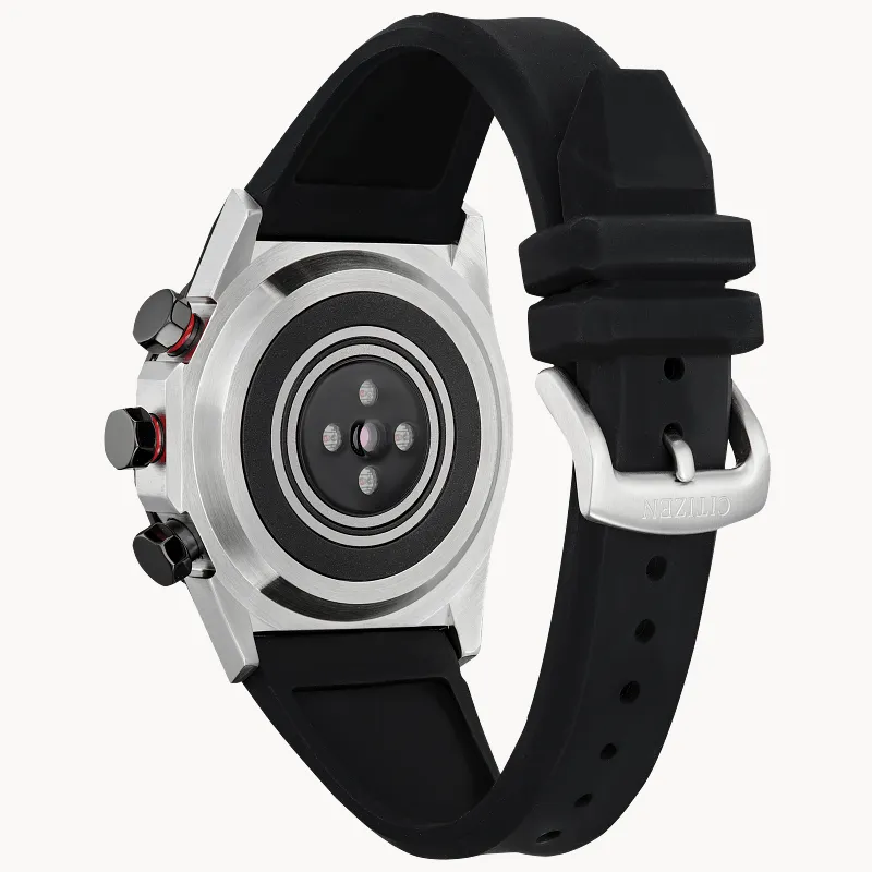 CZ Smart Hybrid Black Dial Silicone Strap JX2007-09E | CITIZEN CZ Smart Hybrid Black Dial Silicone Strap JX2007-09E | CITIZEN